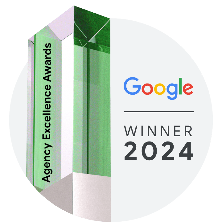 Image 41: Google Excellence Awards 1st Place: Online Sales 2024